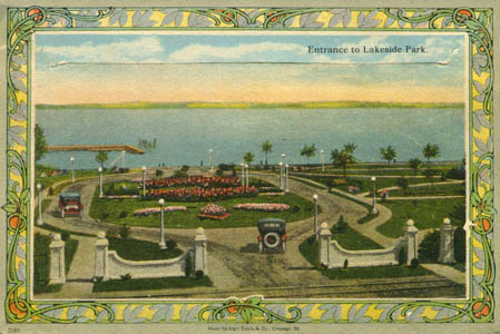 Entrance to Lakeside Park, Geneva, NY