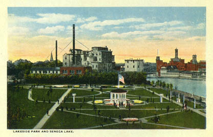 Lakeside Park and Seneca Lake, Geneva, NY