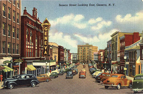 Seneca Street Looking East, Geneva, NY