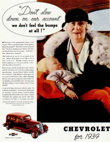 1934 Chevy ad